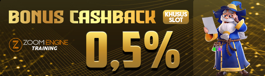 BONUS CASHBACK SLOT 5 %